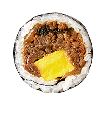 꼬불김밥